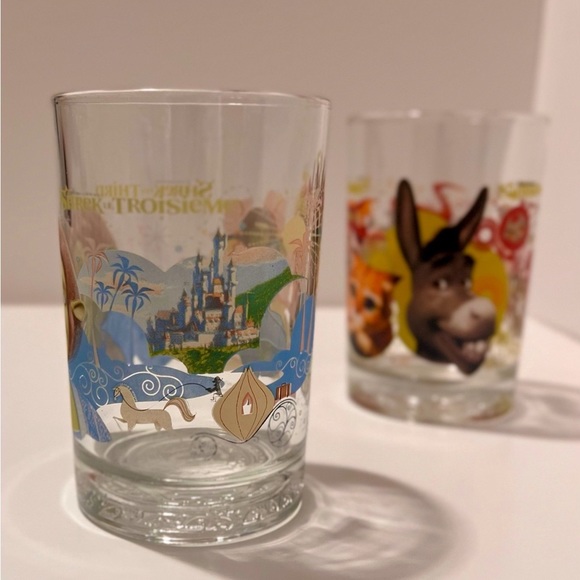 Shrek 2 Collectible Glass Set – Princess Fiona & Donkey DreamWorks - Picture 5 of 11